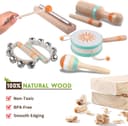 Thumbnail 3 de Toddlers Musical Instruments Montessori Set for Ages 1-3 🪘