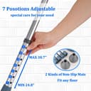 Thumbnail 2 de Toilet Safety Rails 300 lb Adjustable Toilet Handle 🚽