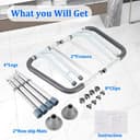 Thumbnail 6 de Toilet Safety Rails 300 lb Adjustable Toilet Handle 🚽