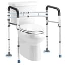 Thumbnail 7 de Toilet Safety Rails 300 lb Adjustable Toilet Handle 🚽