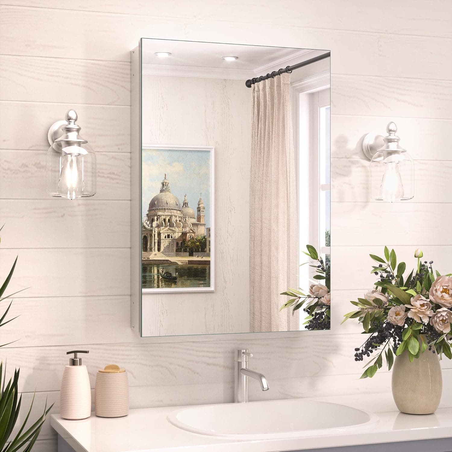 TokeShimi 16x24 Bathroom Medicine Cabinet with Mirror 🚽