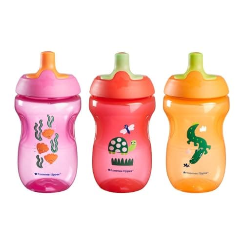 Tommee Tippee Sportee 10 oz sippy cup pack of 3 🍼