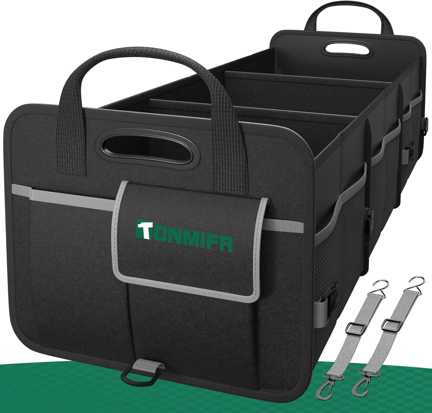 Tonmifr Heavy-Duty Trunk Organizer 92L 🚗