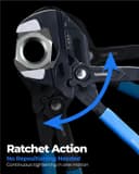 Thumbnail 4 de toolant 7/10/12-INCH Plier Wrench Set 3-Piece 🛠️