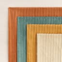 Thumbnail 2 de Topfinel 16x16 Decorative Pillow Covers Set of 4, Velvet Orange/Teal 🎯