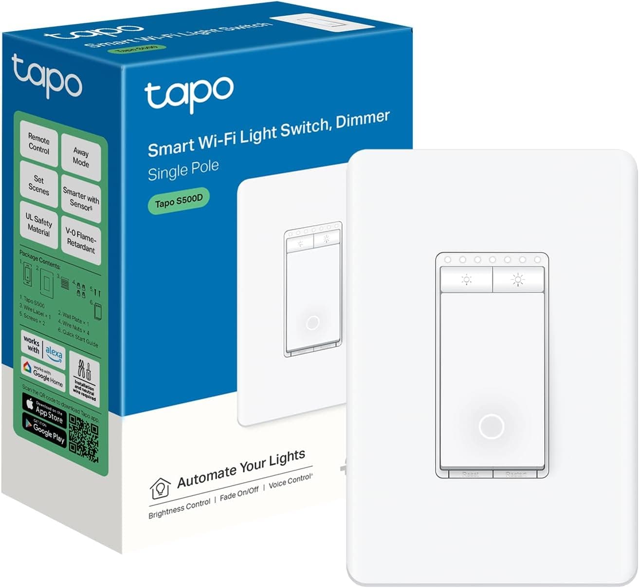 TP-Link Tapo S500D Smart Dimmer Switch 2.4GHz 💡