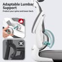 Thumbnail 2 de TRALT Office Chair Ergonomic mesh high-back, 330 lb capacity 🪑