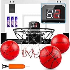TREYWELL Indoor Mini Basketball Hoop with Scoreboard 🏀
