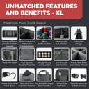 Thumbnail 5 de TRUNKCRATEPRO XL Premium Trunk Organizer 🎒