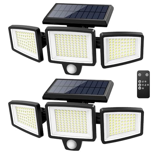 Tuffenough Solar Outdoor Lights 2500LM Motion Sensor 🌞