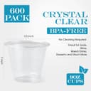 Thumbnail 2 de Turbo Bee 9 oz Clear Plastic Cups 600-Pack 🥤