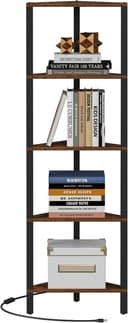 Thumbnail 6 de TUTOTAK Corner Shelf with LED Light 5-Tier Corner Bookshelf 🗄️