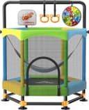 Thumbnail principal de Twinkoo 60" Fortified Toddler Trampoline with Enclosure 🧸