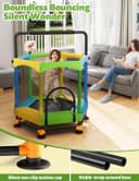 Thumbnail 4 de Twinkoo 60" Fortified Toddler Trampoline with Enclosure 🧸