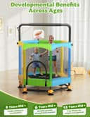 Thumbnail 6 de Twinkoo 60" Fortified Toddler Trampoline with Enclosure 🧸