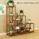 Thumbnail 1 de Twocorn Plant Stand 12-Tier Wood Shelf for Plants 🪴