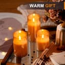 Thumbnail 6 de Tyawon Glass Flameless LED Candles Pack of 3 🕯️