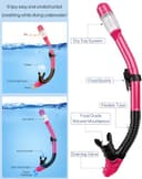 Thumbnail 2 de Ubekezele 4-in-1 Snorkel Set with Panoramic Mask 🤿