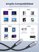 Thumbnail 3 de UGREEN USB C to USB C Cable 100W, 3.3ft 📱