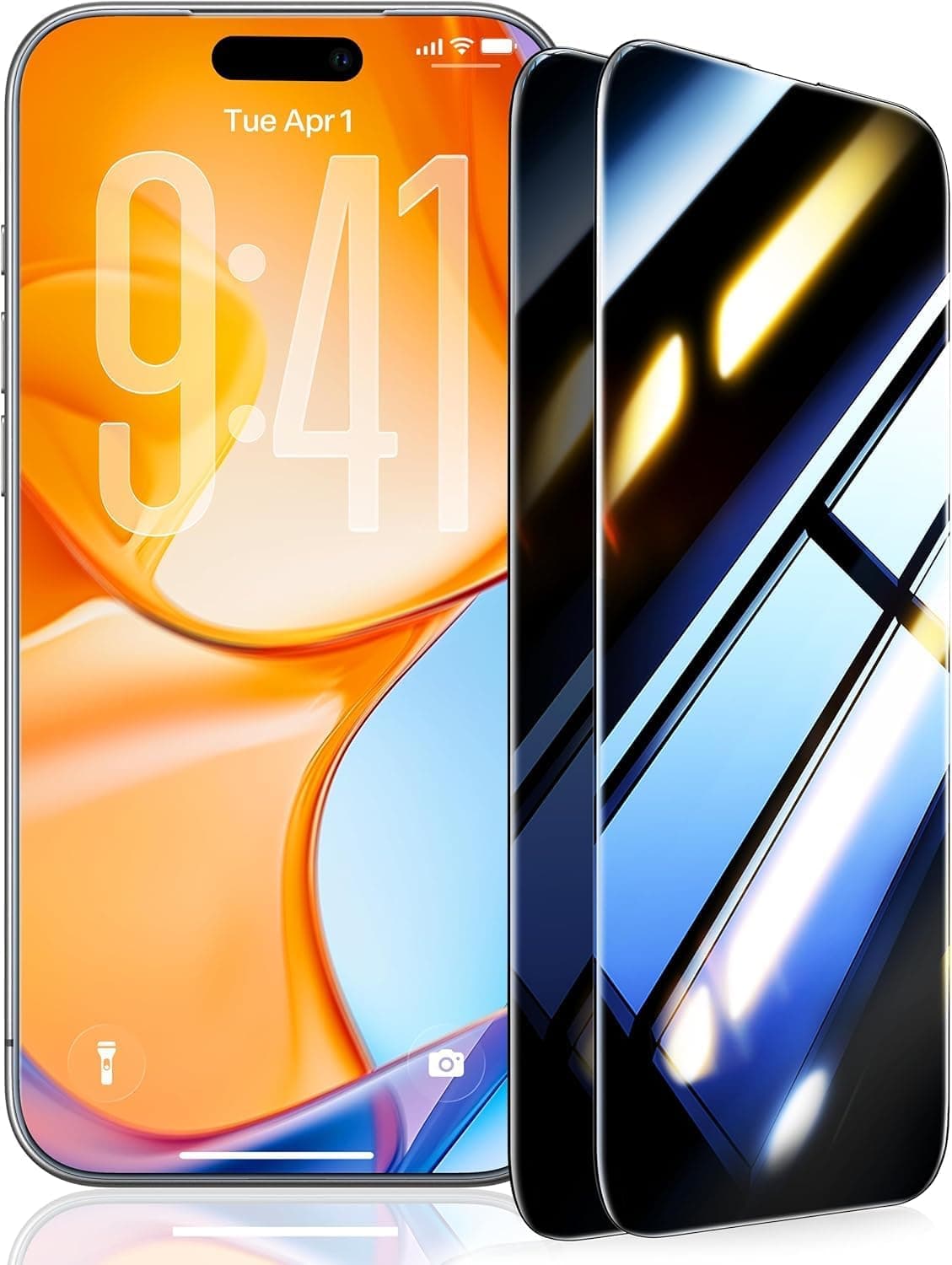 UltraGlass 9H+ iPhone 16 Pro Privacy Screen Protector 2-pack 📱