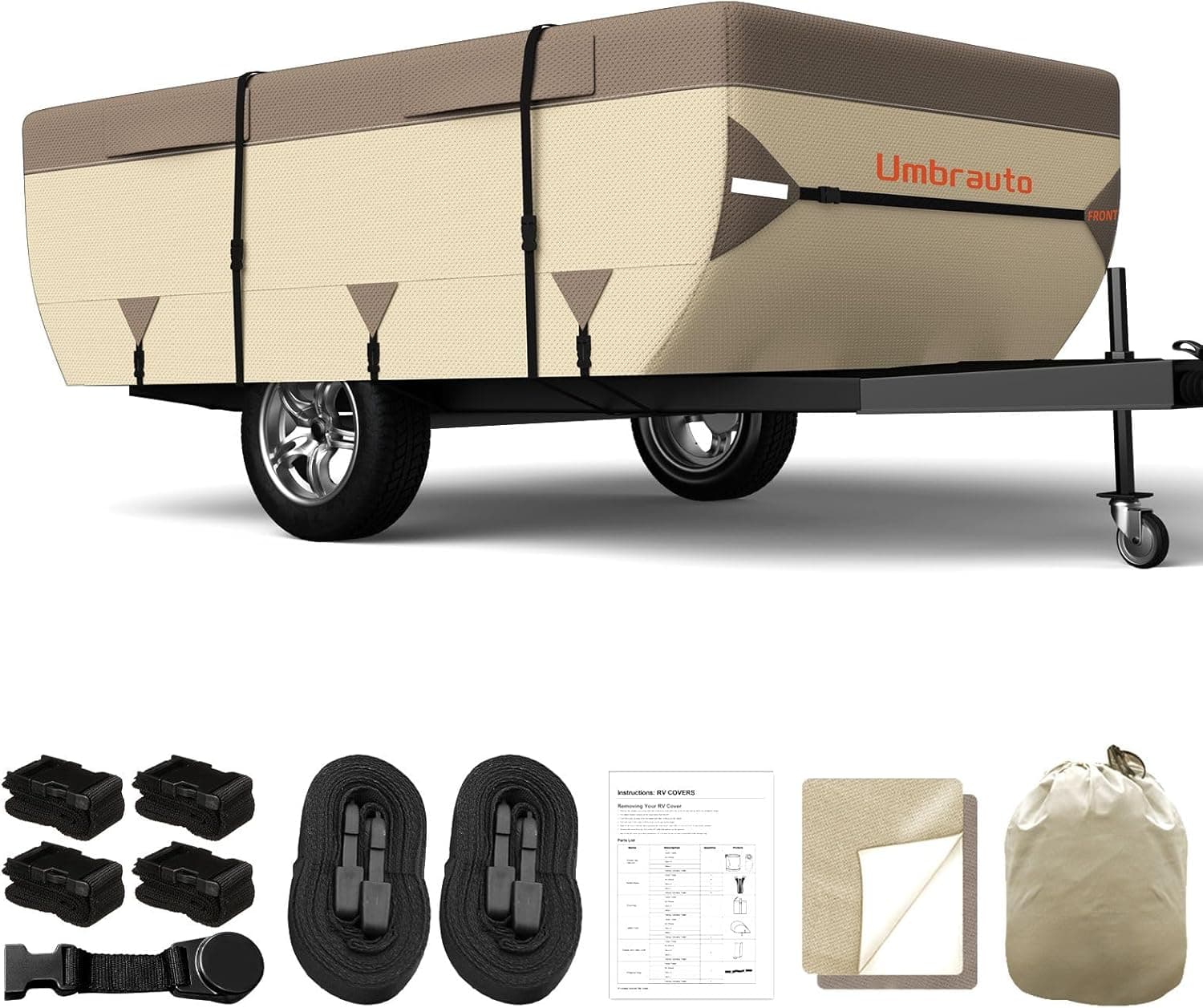Umbrauto Pop Up Camper Cover 10'–12' 🏕️