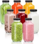 Thumbnail 6 de umud 16 oz Juice Bottles with Lids — Glass Set 🧴