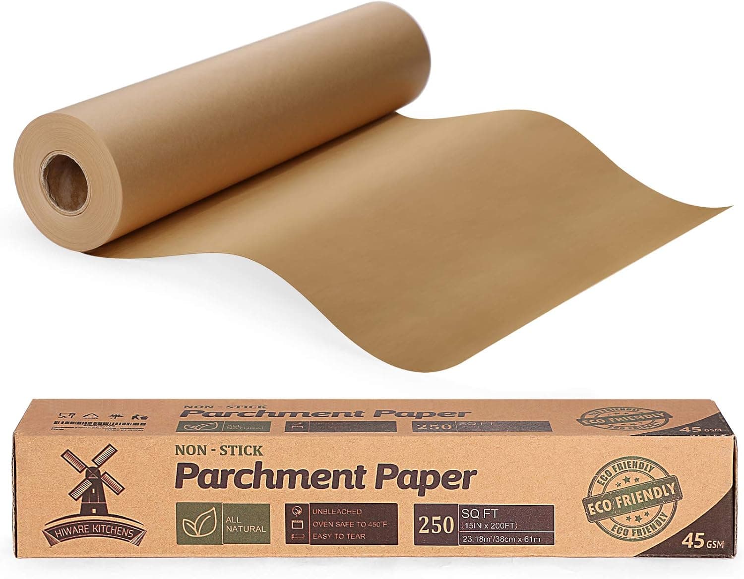 Unbleached Parchment Baking Paper Roll 250 Sq.Ft 🧁