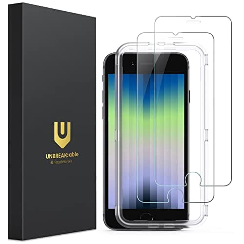 UNBREAKcable iPhone SE 2022 4.7" tempered glass protector 📱