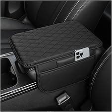 Upgraded Car Center Console Cover microfiber armrest with 2 pockets 🚗