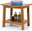 Thumbnail principal de Upolana Teak Shower Bench, 20" 🛁
