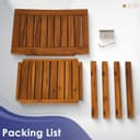 Thumbnail 6 de Upolana Teak Shower Bench, 20" 🛁