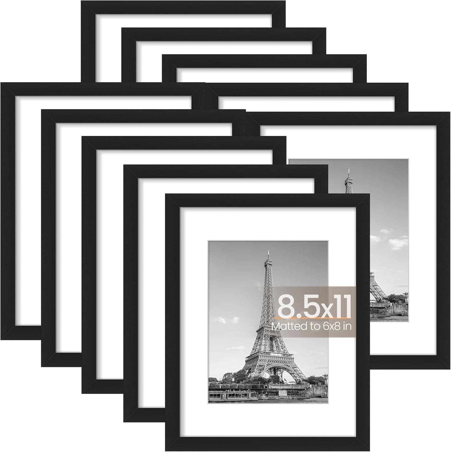 upsimples 8.5x11 Picture Frame Set 10 🖼️