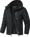 Thumbnail 4 de UTWGN Men's Ski Jacket Waterproof Hooded Snow Coat 🎿