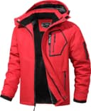 Thumbnail 6 de UTWGN Men's Ski Jacket Waterproof Hooded Snow Coat 🎿