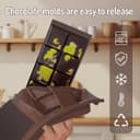 Thumbnail 3 de UWILLION Deep Chocolate Bar Mold Silicone 1 Inch Dubai Pistachio Bar 🍫