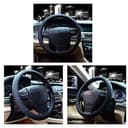 Thumbnail 1 de Valleycomfy Microfiber Leather Steering Wheel Cover 15" 🚗