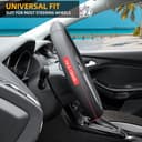 Thumbnail 2 de Valleycomfy Microfiber Leather Steering Wheel Cover 15" 🚗