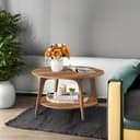 Thumbnail 5 de VASAGLE MAEZO Round Coffee Table 31.5" dia 🌟