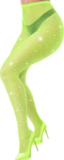 Thumbnail principal de VEBZIN Sparkly Fishnet Tights 🎩