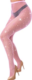 Thumbnail 5 de VEBZIN Sparkly Fishnet Tights 🎩