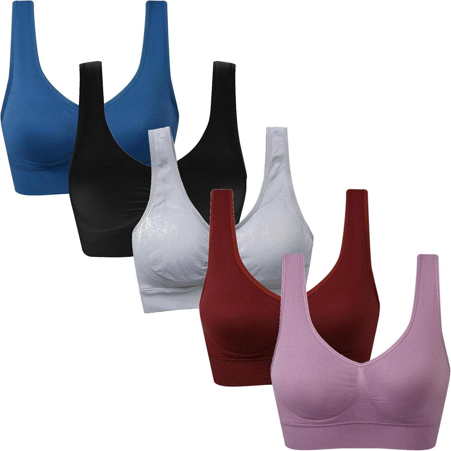 Vermilion Bird Women's 3 Pack Seamless Sport Bra 📣