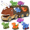 Thumbnail principal de Veslier Dinosaur Car Toy 4-Pack for Toddlers 🚗