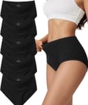 Thumbnail 1 de Vevmon Cotton High-Waisted Briefs 5 Pack 🩲
