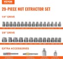Thumbnail 1 de VEVOR Bolt Extractor Set 32-Piece for Damaged Bolts 🔩