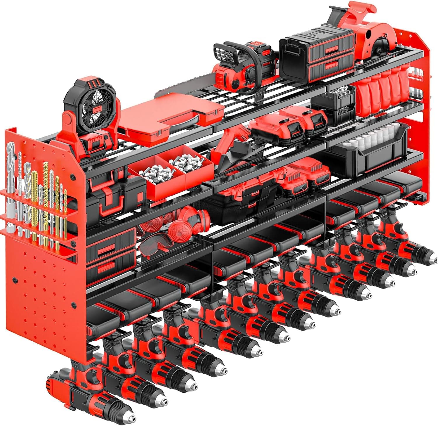 VeyFolzin.st Large Wall Tool Organizer 12 Holders 🛠️