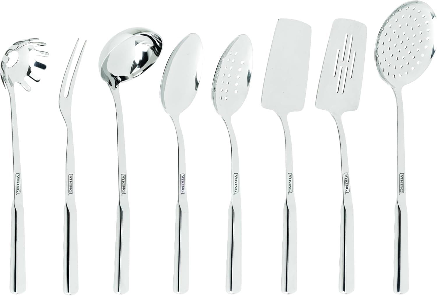 Viking Kitchen Utensils Set 8-Piece stainless steel 🍳