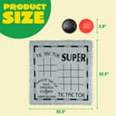 Thumbnail 6 de Vintage Giant 3-in-1 Checkers Game, 24 Chips ♟️