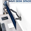 Thumbnail 3 de VIVO MOUNT-V002G Dual Monitor Wall Mount 27" 🖥️