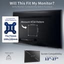 Thumbnail 6 de VIVO STAND-V002F Dual Monitor Desk Stand for 2 Screens 📺