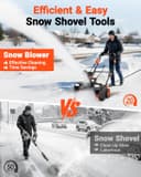 Thumbnail 3 de VOLTASK 23-Inch Electric Snow Blower 25 ft 📦